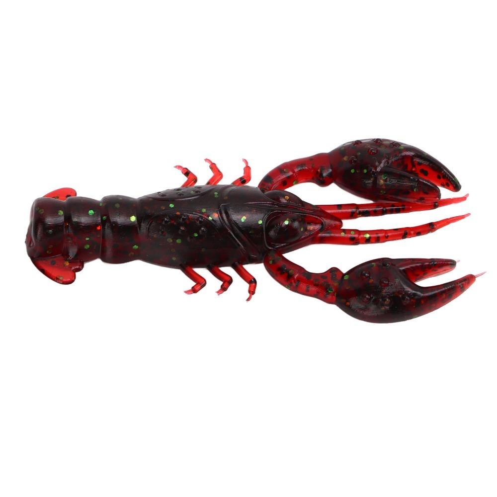 

20PCS 5.5cm Crawdad Bait Soft Artificial Lure Durable Fishing Lure Fishing Kit красный