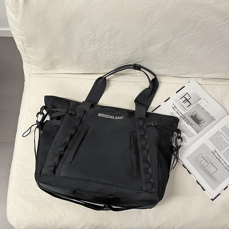 

Дорожная сумка большой вместимости ручная мужская и женская спортивная и фитнес-сумка сумка для коротких поездок чёрный