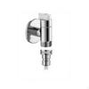 Automatic Waterstop Washing Machine Faucet, doubleControl Adapter, Universal Connection Bright