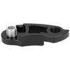 Mountain Bike Rear Derailleur Hanger Bicycle Aluminum Alloy Tail Hook Extender AccessoryBlack