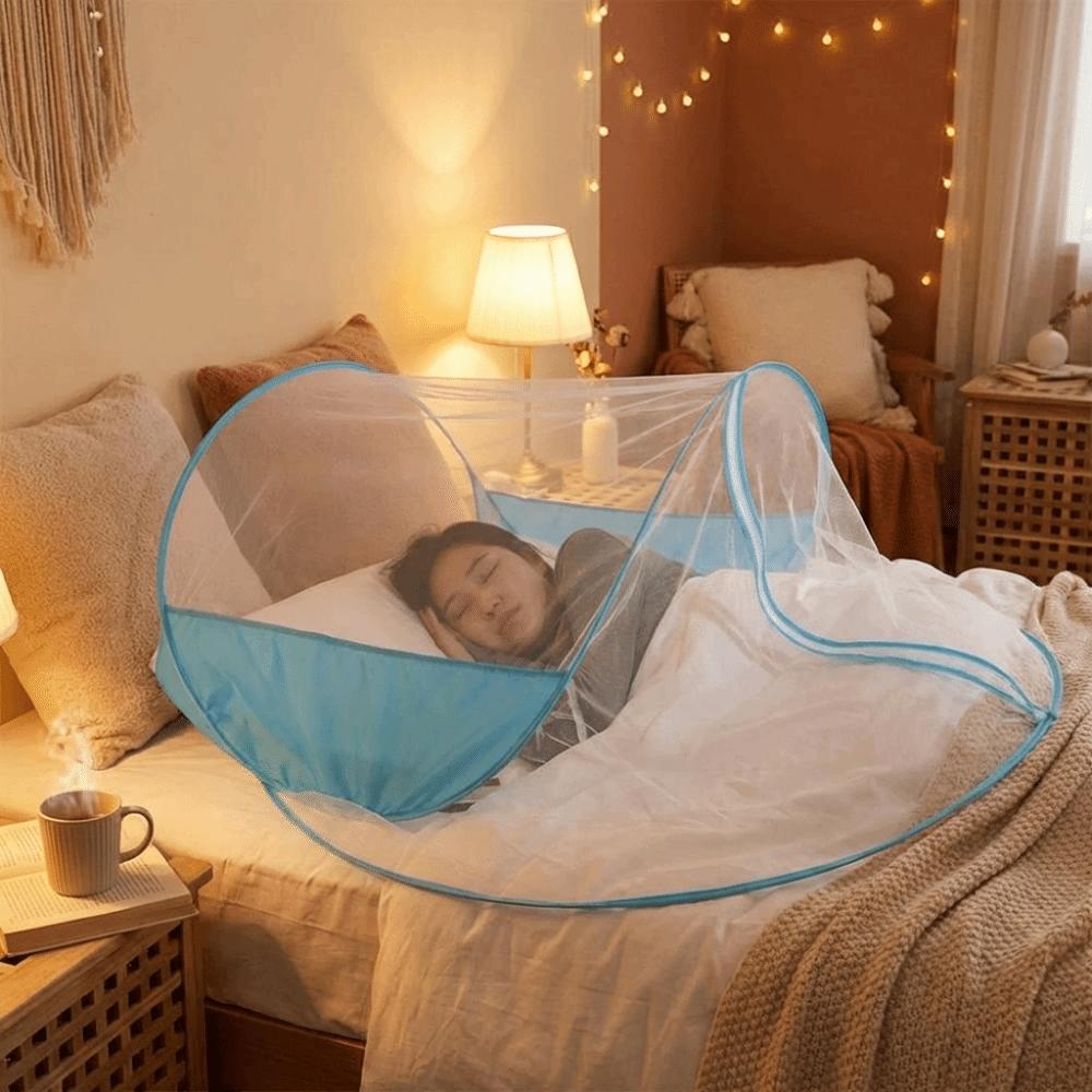 Portable Mosquito Net Stand Single Mosquito Bar Frame Screen Tent Travel Mosquito Net  Outdoor