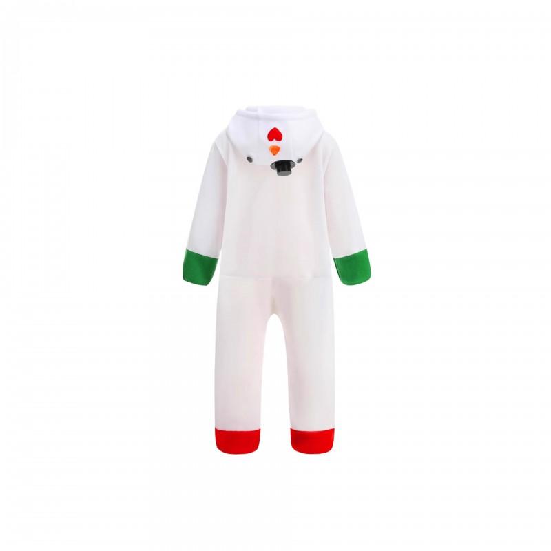 Kids Winter Snowman Costume Set Christmas Performance Toddler Snow Child Dance Outfit Neutral Unisex