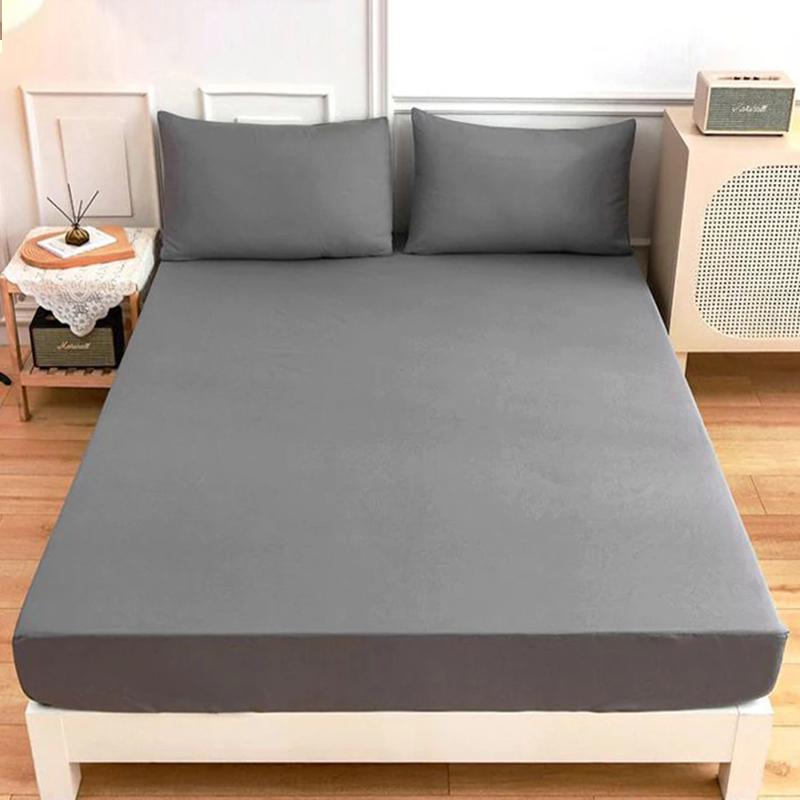 1pc High Quality Fitted Sheet, Waterproof Mattress Protector Without Pillowcase - Premium Microfiber, Pocketed Breathable Mattress Cover