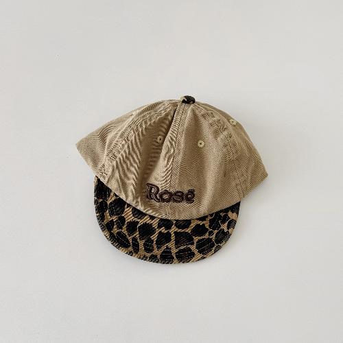 

Spring Summer European Fashion Baby Kids Leopard Print Baseball Cap Ins Style Color Block Soft Brim Hat for Toddler Children 1-4 Year