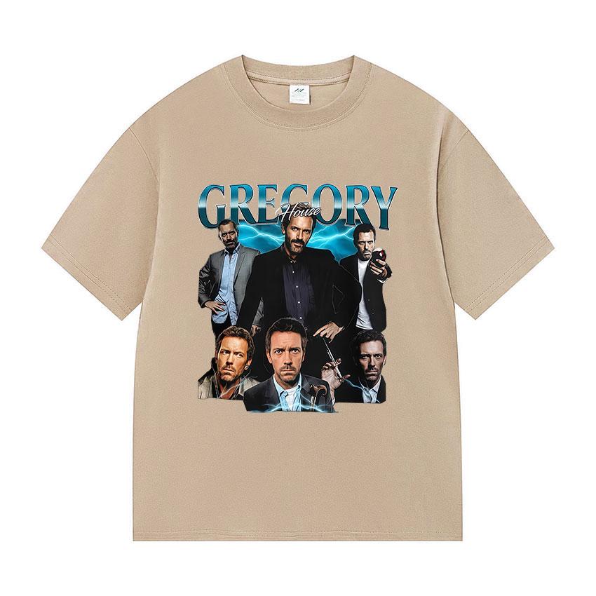 Dr Gregory House MD Funny Meme T Shirt Women Gothic Fashion Short Sleeve T-shirts Vintage High Quality Cotton T-shirt Streetwear