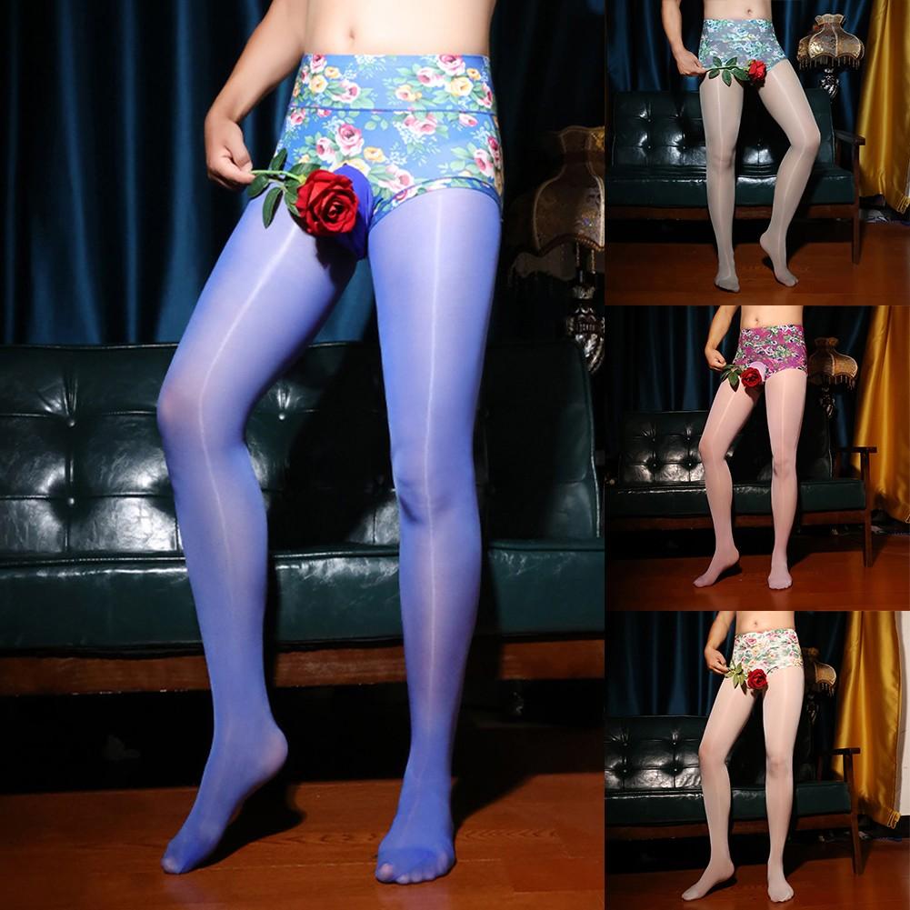 Nylon Underwear Oily Printing Regular Shiny Casual