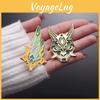 Stunning Genshin Impact Xiao Mask Brooch Unique Night Light Glow Cartoon Design Pin