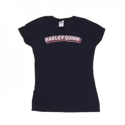 Womens/Ladies Batman Harley Quinn Logo Cotton T-Shirt