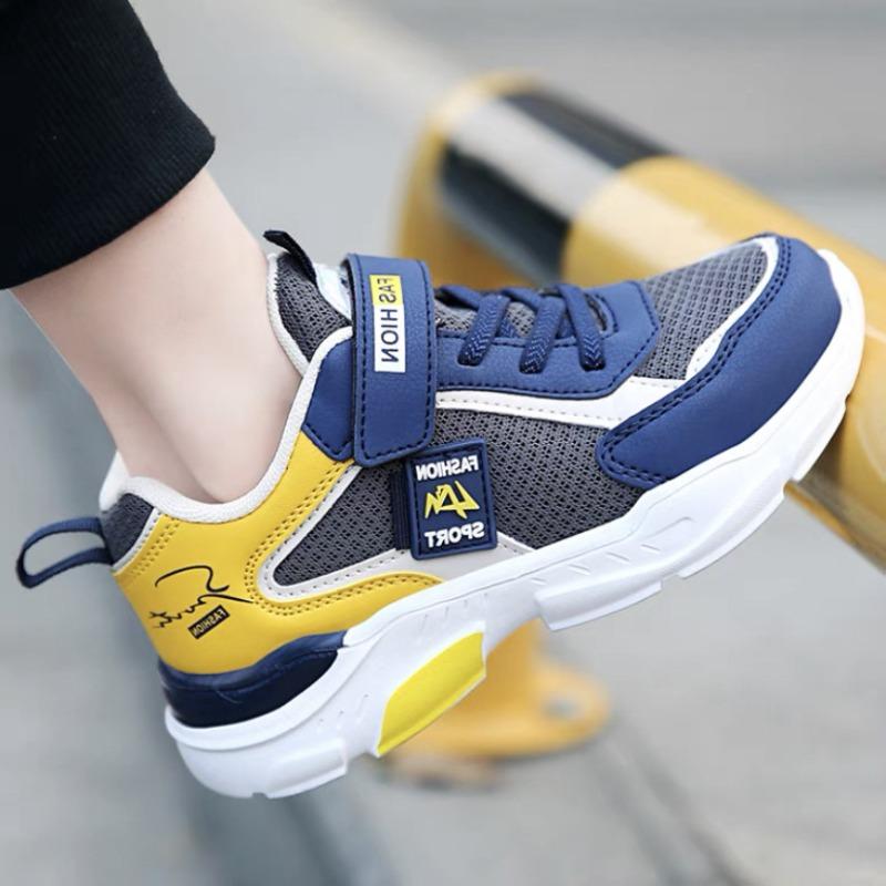 Boys' Shoes Spring and Autumn Models Breathable Mesh Summer Hollow Children's Sports Shoes