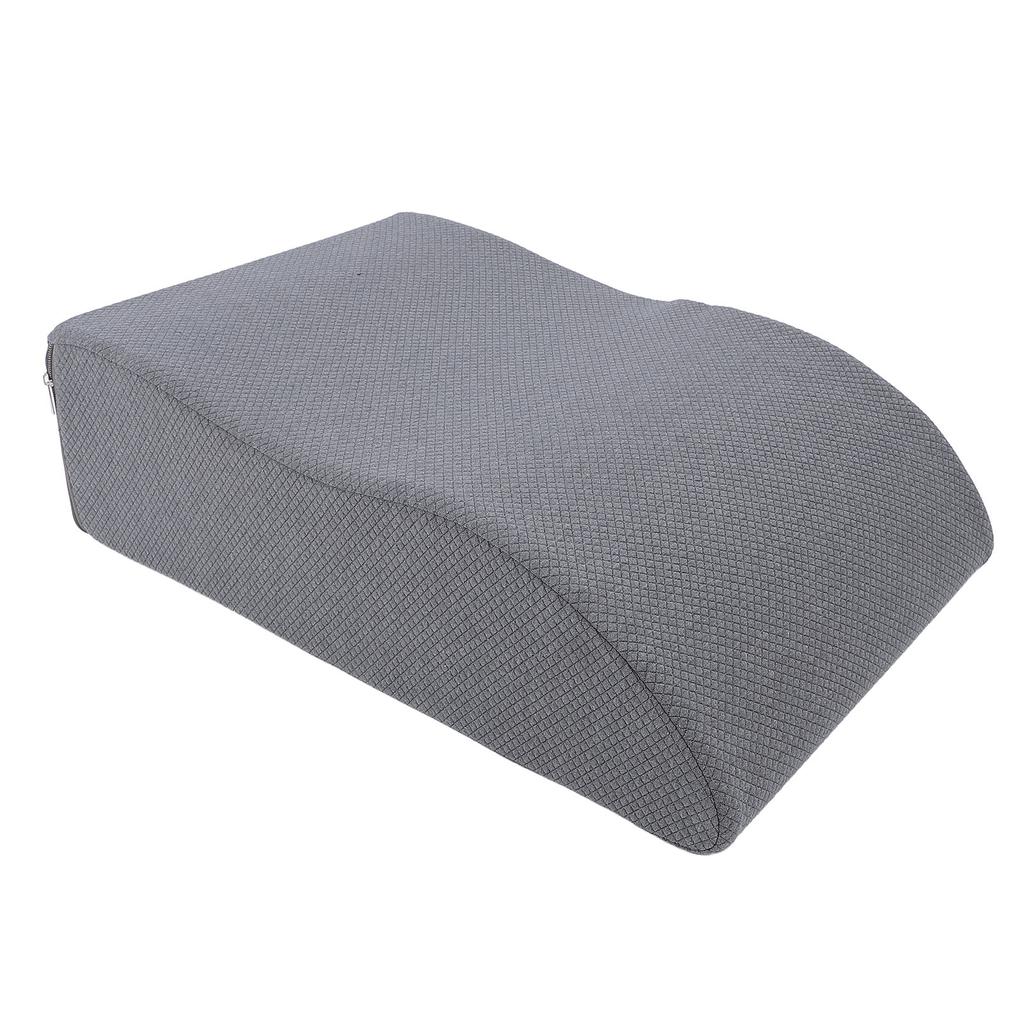 Leg Elevate Pillow Two Legs Memory Foam Wedge for Elderly Pregnant Women Bed Sleeping S Shaped