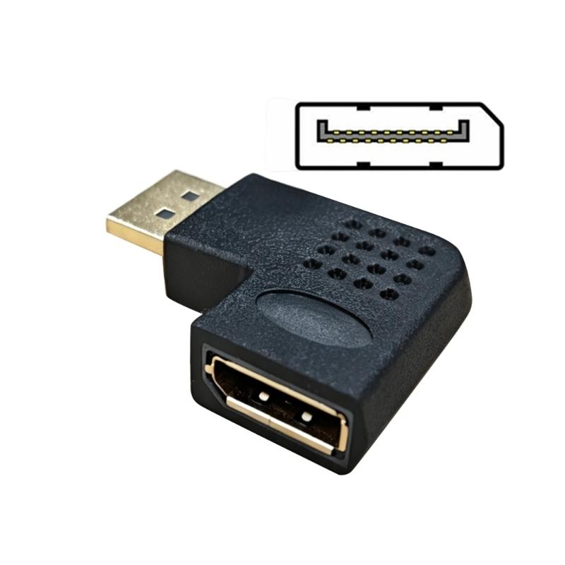 90 Degree Adapter Converter Male To Female Video Adapter Connector for Laptop Monitor Projectors
