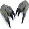 1Pair Jurassic World Dinosaur Claws Fun Dino Toys for Kids and Adult Party Supplies, Green