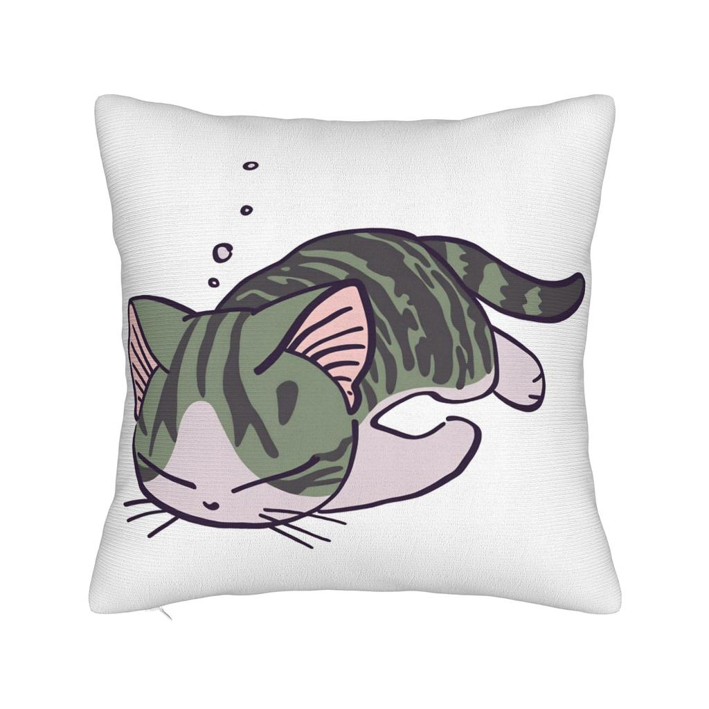 C-Chis S-Sweet H-Home Cat Pillow Cover Comfy Cushion Cover Morden Pillow Case For Sofa Couch Bed Living Room