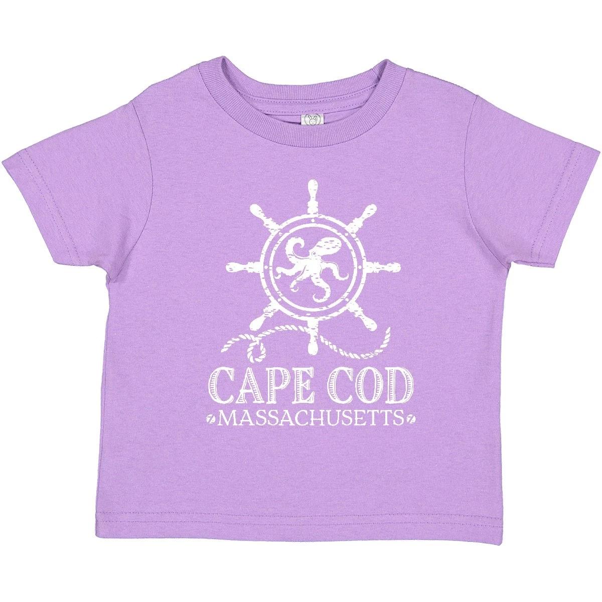 Inktastic Cape Cod Massachusetts Nautical Toddler T-Shirt Apparel Ocean Trip Kid 120