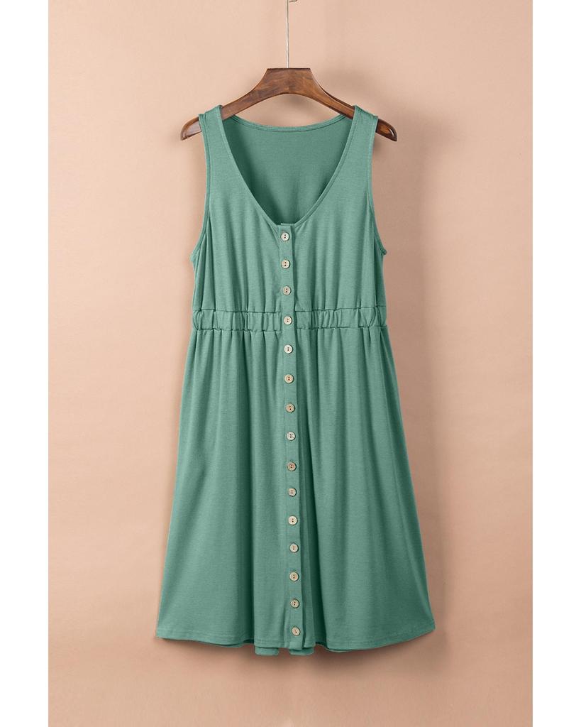 Azura Exchange Sleeveless High Waist Mini Dress