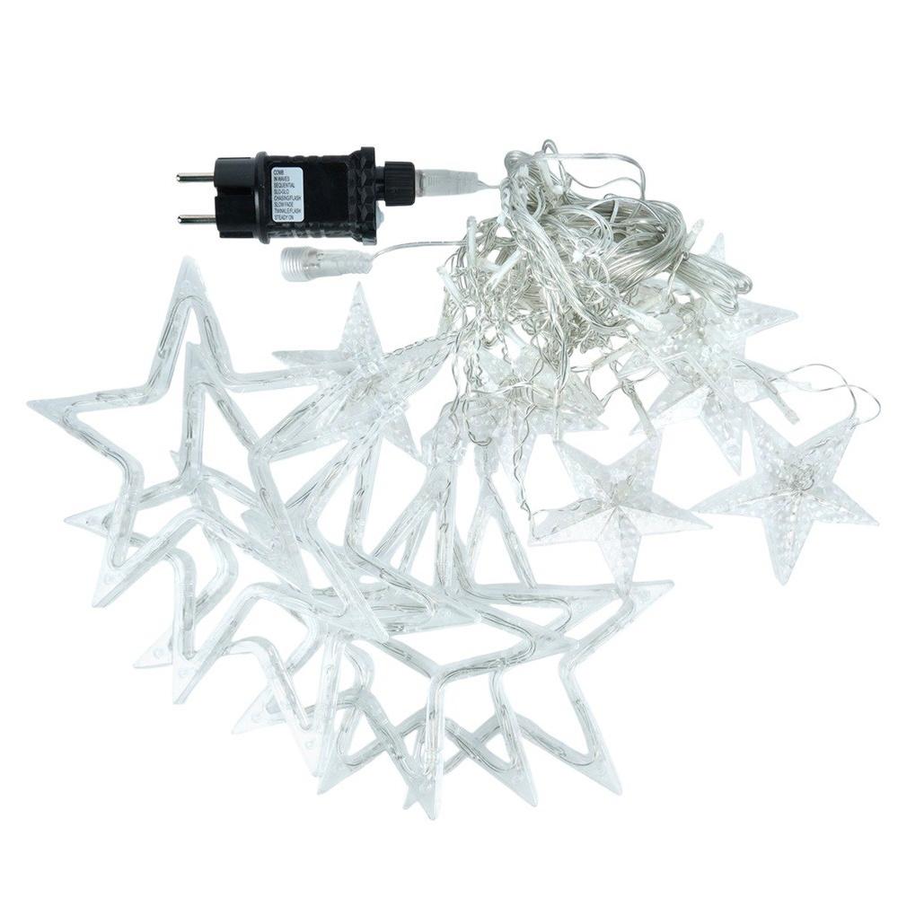 Light Curtain Christmas Garland Outdoor Garden Lights 120LED 2.5m