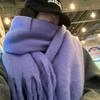 Soft Winter Cashmere Scarf Solid Color Shawl Wrap New Long Tassel Scarves  Women