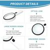 HD Hand Held Magnifying Glass LED Light Illuminated Magnifier  Seniors Reading