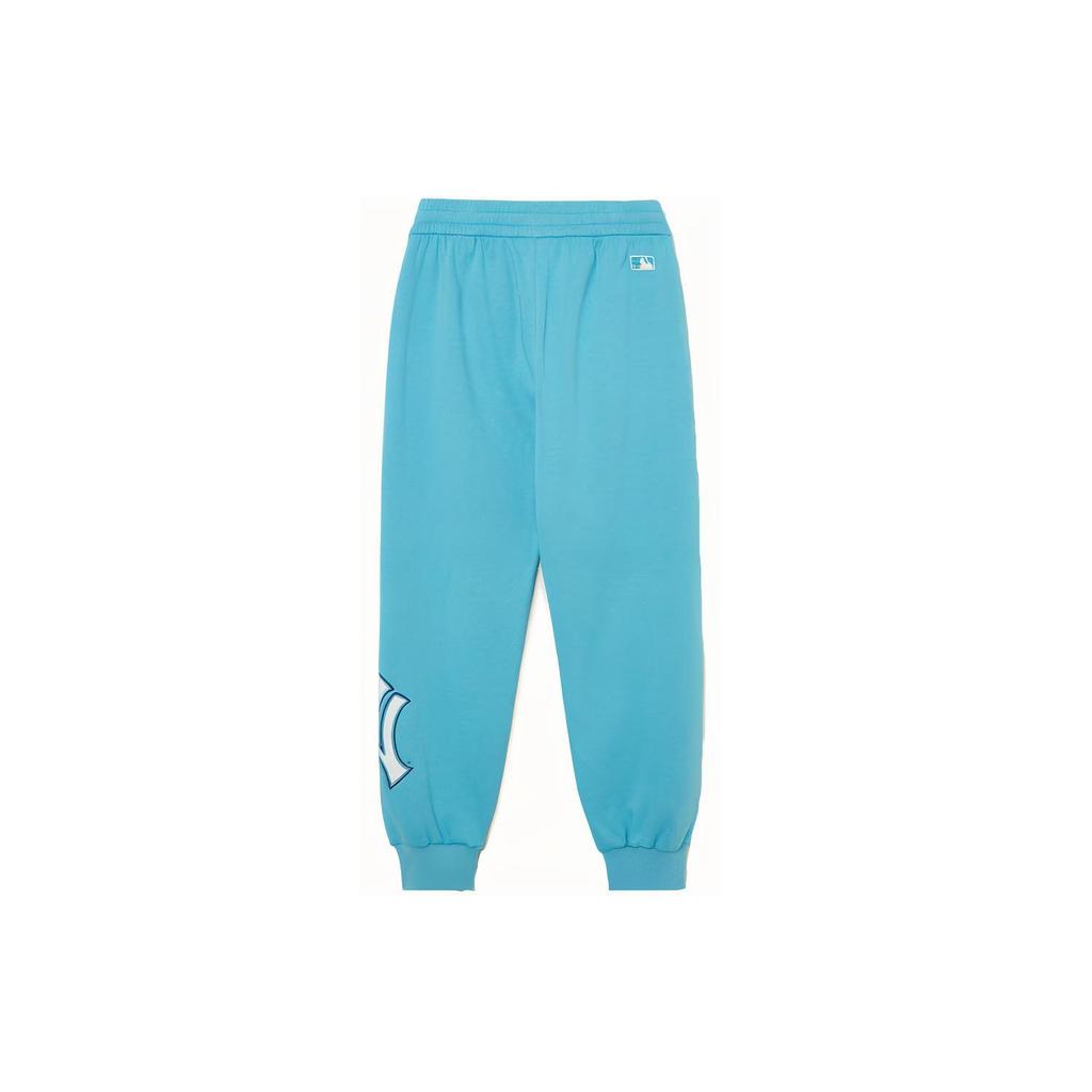 New MLB Knitted Sweatpants Unisex Teal 3APTB0331-50TQS