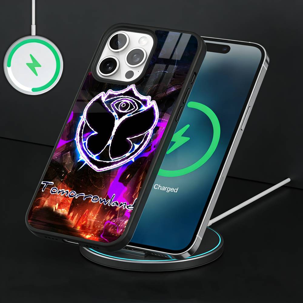 T-Tomorrowland Phone Case For iPhone17,16,15,14,13 Plus,Pro Max Magnetic For Magsafe Wireless Charging