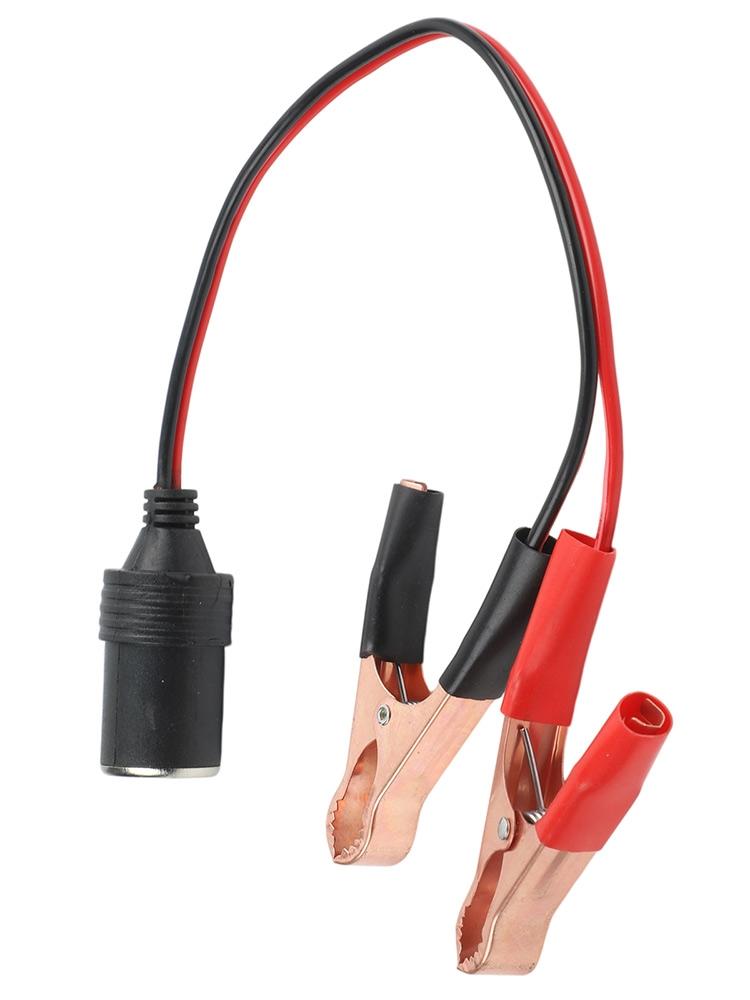 12V Battery Clamp 50A Car Adapter Crocodile Clips Copper-Plated Clips