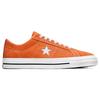 Converse One Star Wildleder Schnürschuhe Bequem Vielseitig Rutschfest Langlebig Low-Top Skateschuhe Unisex Sneakers Orange Weiß A07899C