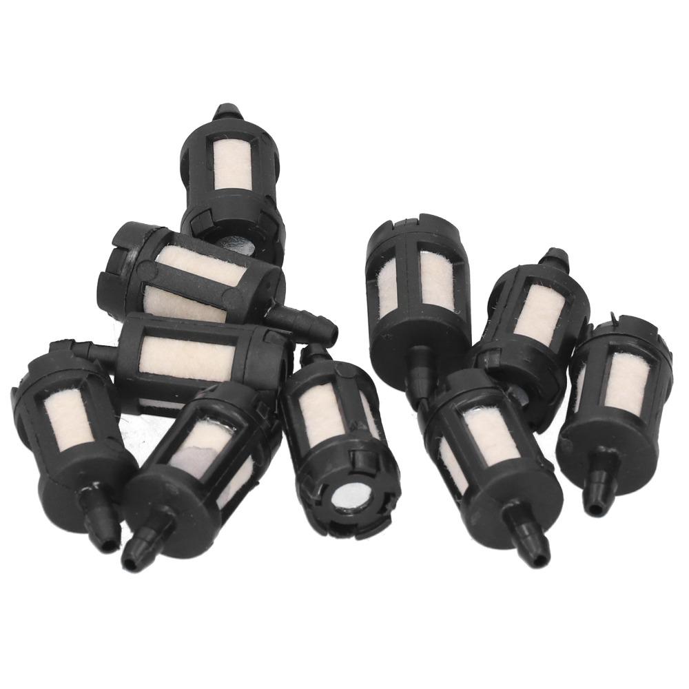 10PCS Universal Fuel Filters Set Built-In Filter ABS Chainsaw Accessories Lightweight Replacement Spare Parts for ZAMA ZF-1