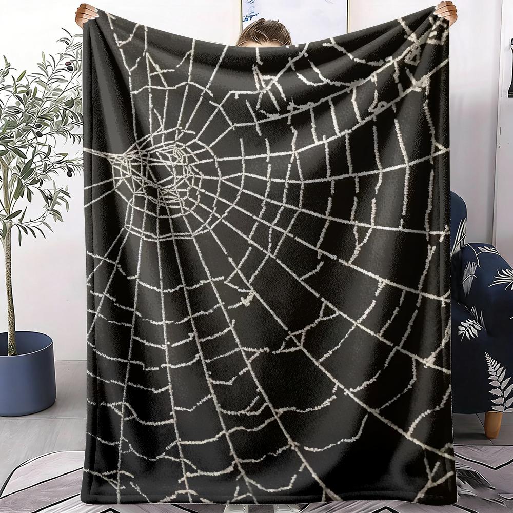 Abstract Cracked Throw Soft Flannel AC Blanket Lightweight Summer Nap Throw Cozy Blanket for Sofa Bed Travel Home 75x90cm