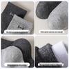 MIIOW Men's 6-Pair 100% Cotton Anti-Odor Mid-Calf Socks