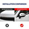 OMJS5 4pcs Car Logo Door Anti-Collision Protective Strip Sticker For Mercedes Benz AMG W212 W204 W211W168 W213 W205 W210 W108 W124