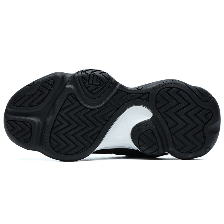 FILA Heritage Basketball Griff Low Top Retro Basketballschuhe Damen Sneaker Schwarz Weiß T12W141221FBW