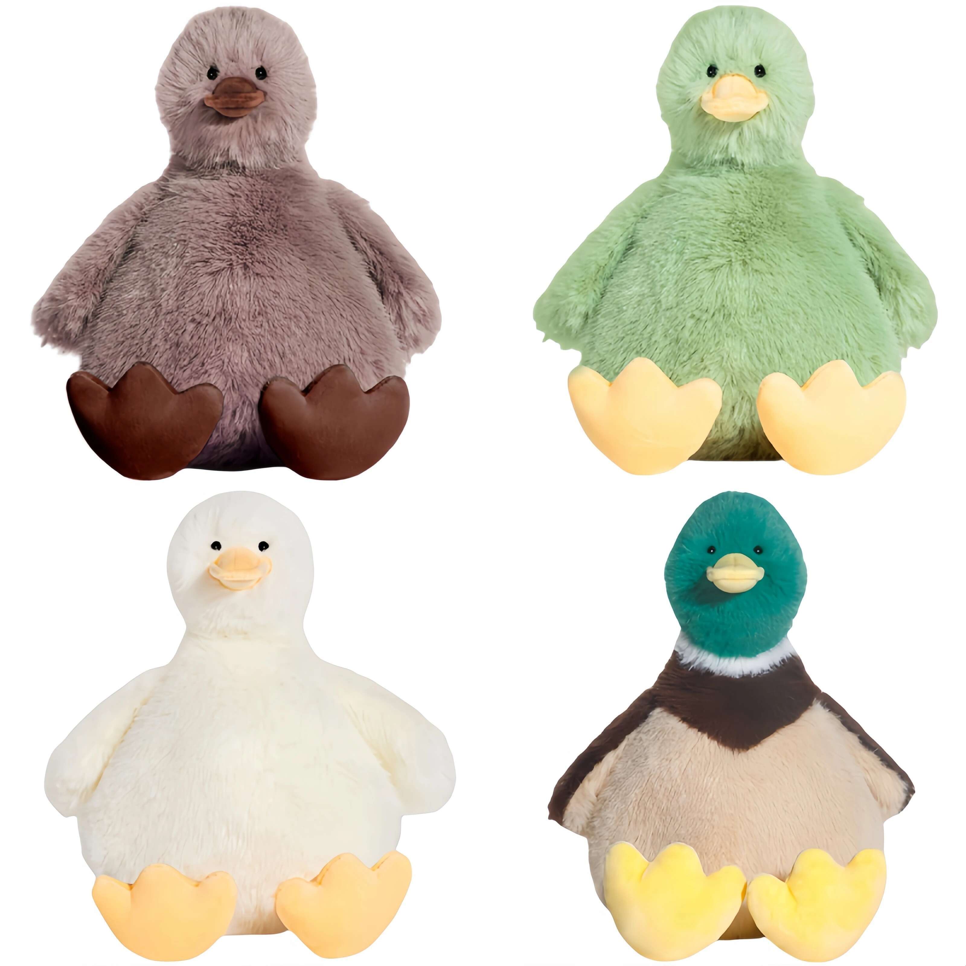 Favorite Toy Unisex Kids Mallard Duck Stuffed Animal Realistic Stuffed Duck Stuffed Animal Duck For Kids Duck Plush Pillow Appease Interesting Plush Toys