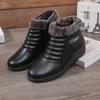 Fashion Winter Women's Snow Boots Plush Womens Ankle Boots Keep Warm Comfortable Cotton Shoes Non Slip Shoes for Women Soft Leather New