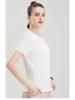 Women's Lightweight Quick-Dry Casual Sports T-shirt - Round Neck, Breathable, Comfortable, Short Sleeve, Customizable.
