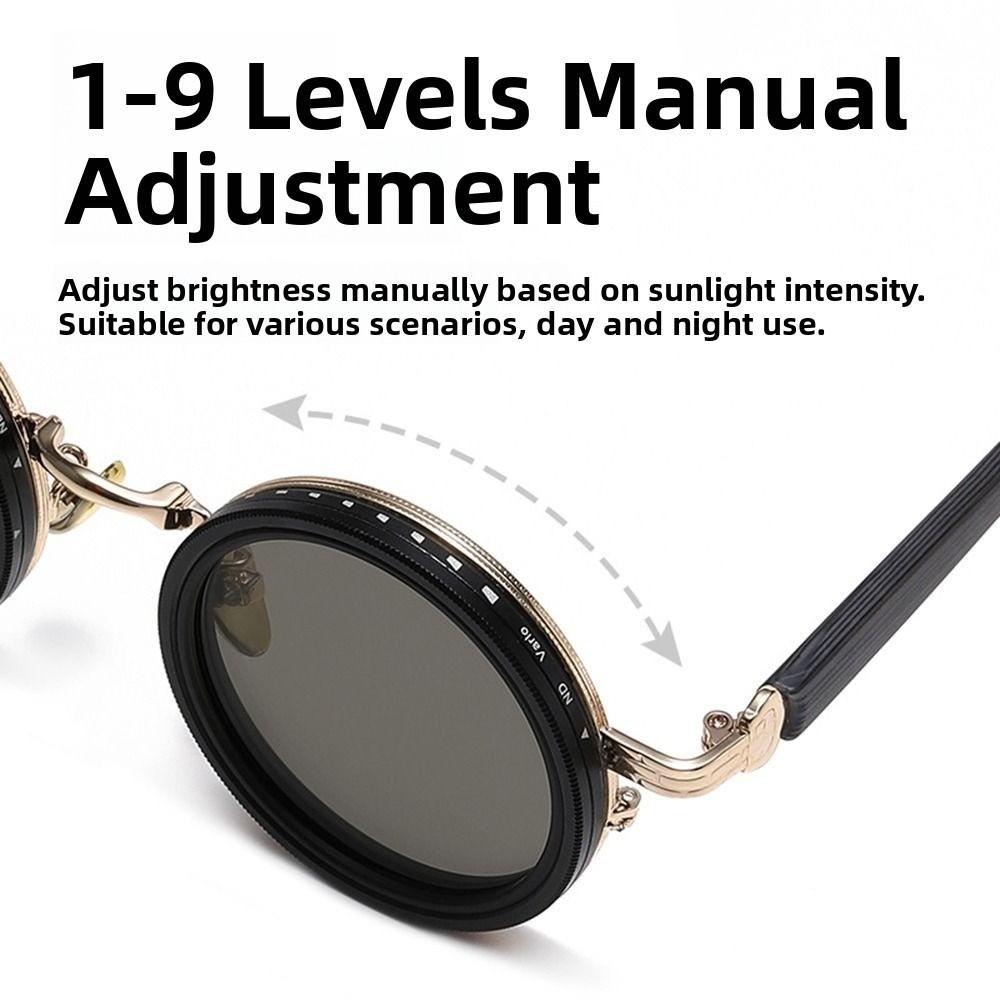 9 Level Adjustable Dimming Glasses ND Filter Fishing Sunglasses Polarized Sunglasses  Outdoor
