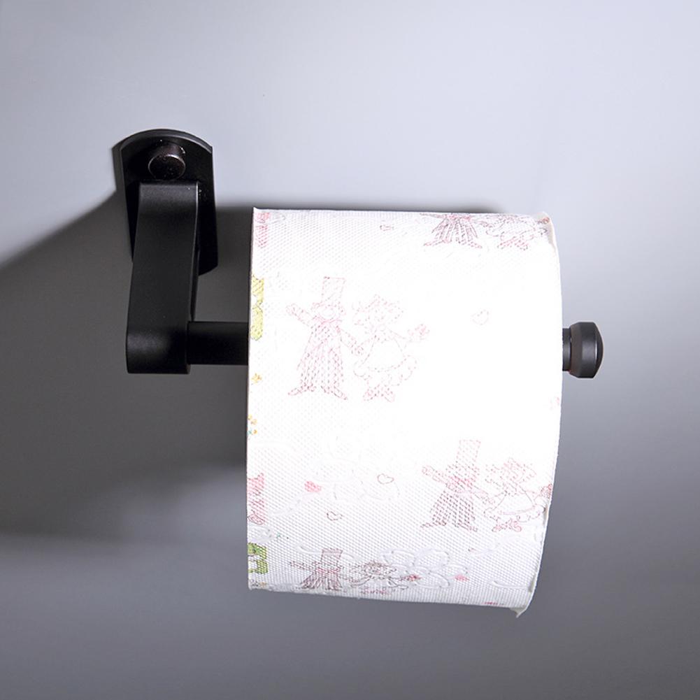 Wall Mounted Space Aluminum Paper Holder Tissue Rack for Bathroom