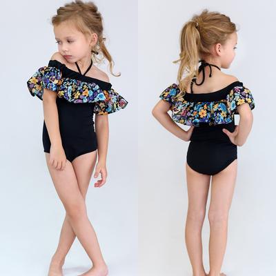 Baby Kids Girls Ruffle Halter Tankini Bathing Suit Swimwear 2pcs