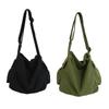 Vintage Style Canvas Hobo Bag Multiple Pockets Adjustable Straps for Trip Beach