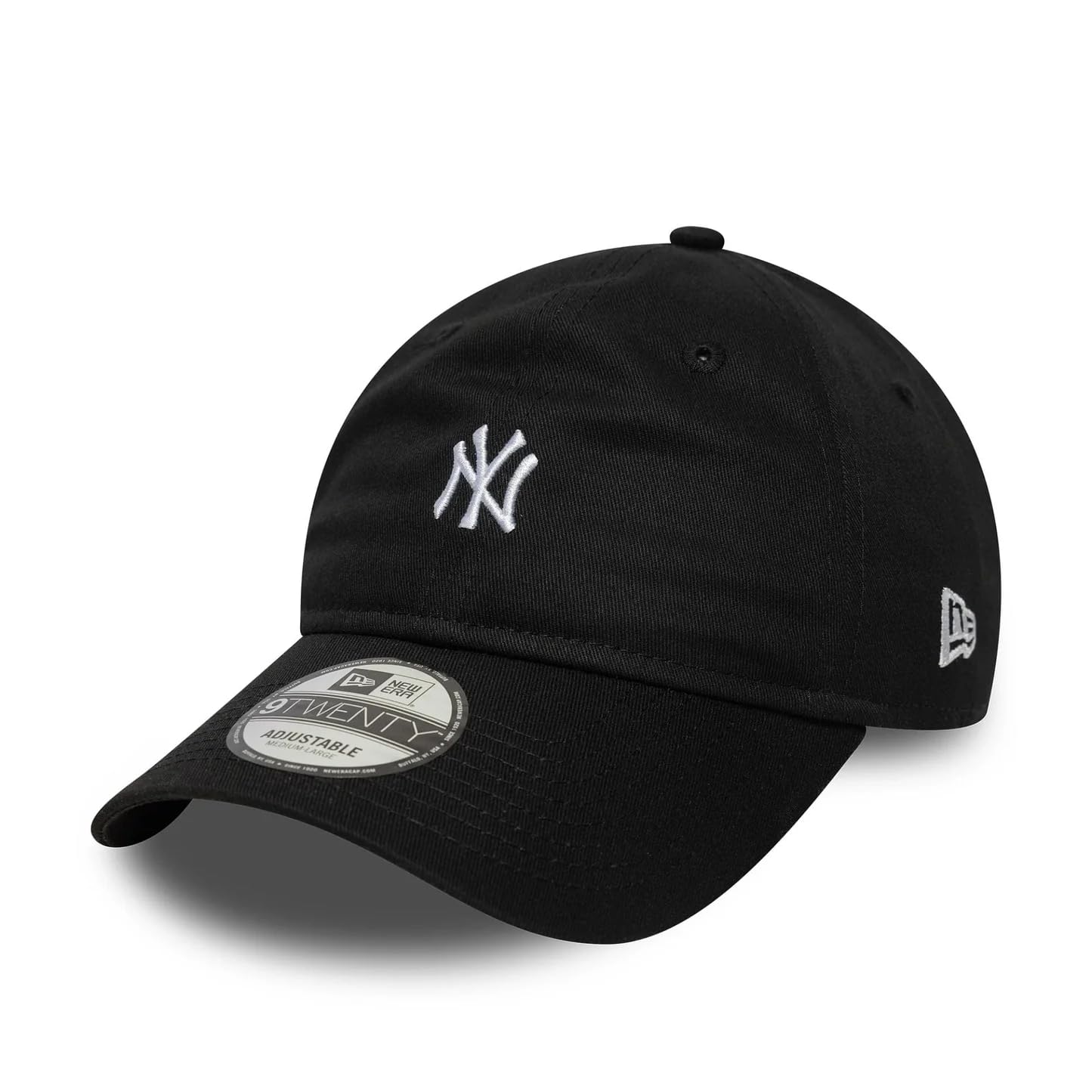 

New Era Los Angeles Dodgers Adjustable Strapback USA Model One NY Black Cap, (JP, Alphabet, Size, (Mini Logo)) [Used]