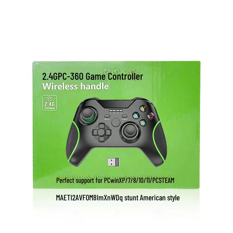 2.4G Wireless Dual Vibration Game Controller for PC/TV - Steam-Compatible Black Myth Wukong Edition