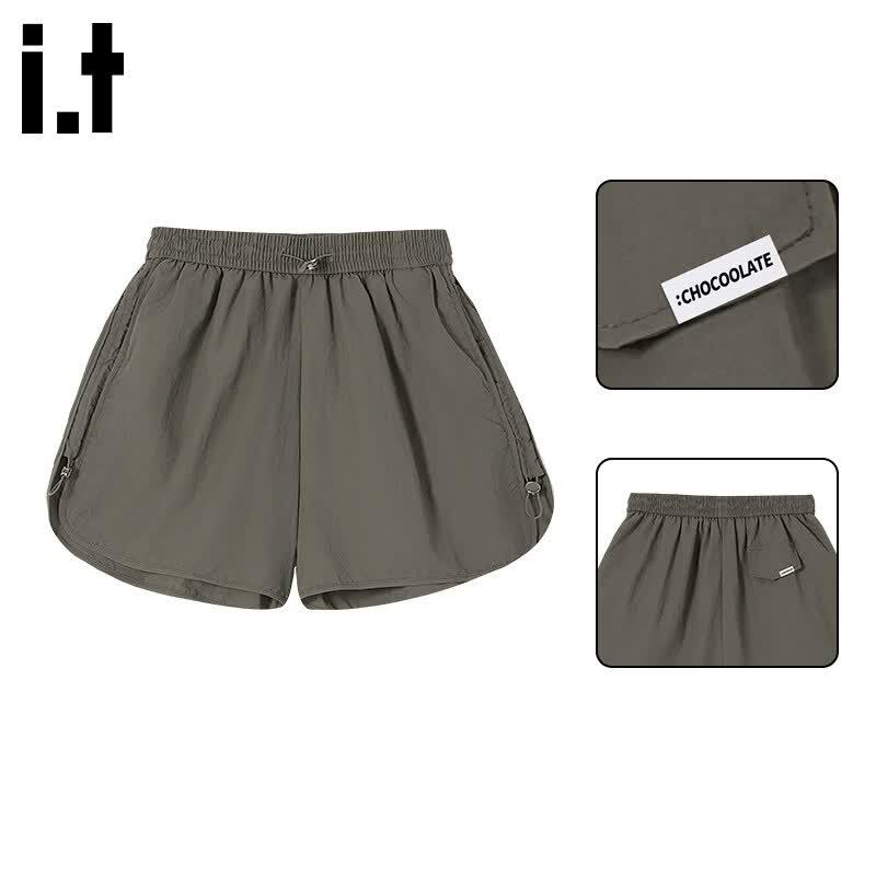 CHOCOOLATEit Women s High-Waist Casual Shorts L