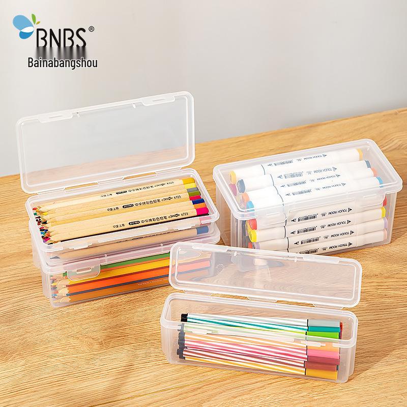 Transparent Flip-top Multi-functional Desk Organizer Box