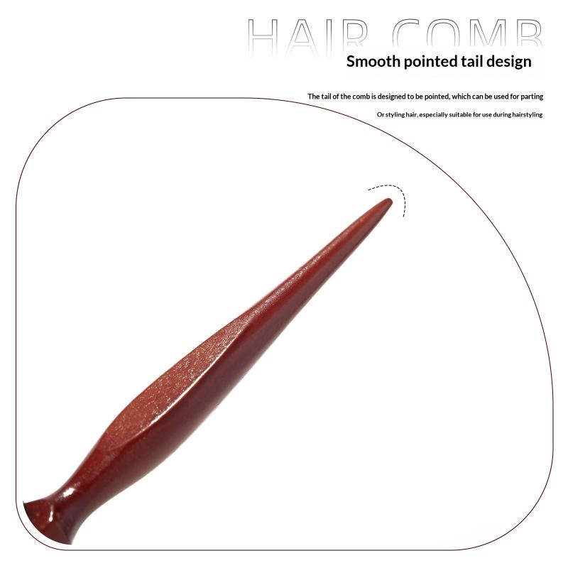 Wooden Handle Hair Comb Hairs Fluffy Three Rows Boar Bristle Combs Hairdressing Back Teasing Brushes Hairdressing Styling Tools