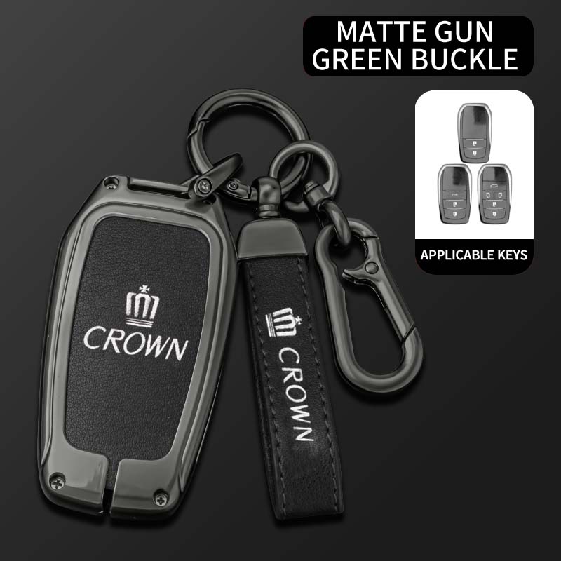 Car Key Case Fob Cover Shell Auto Accessories For Toyota CHR Hilux Fortuner Land Cruiser 200 Camry Corolla Crown RAV4 Highland