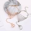 Alloy Bracelet Adjustable Hand Harness Bracelet Chain Women Girl Hand Jewelry