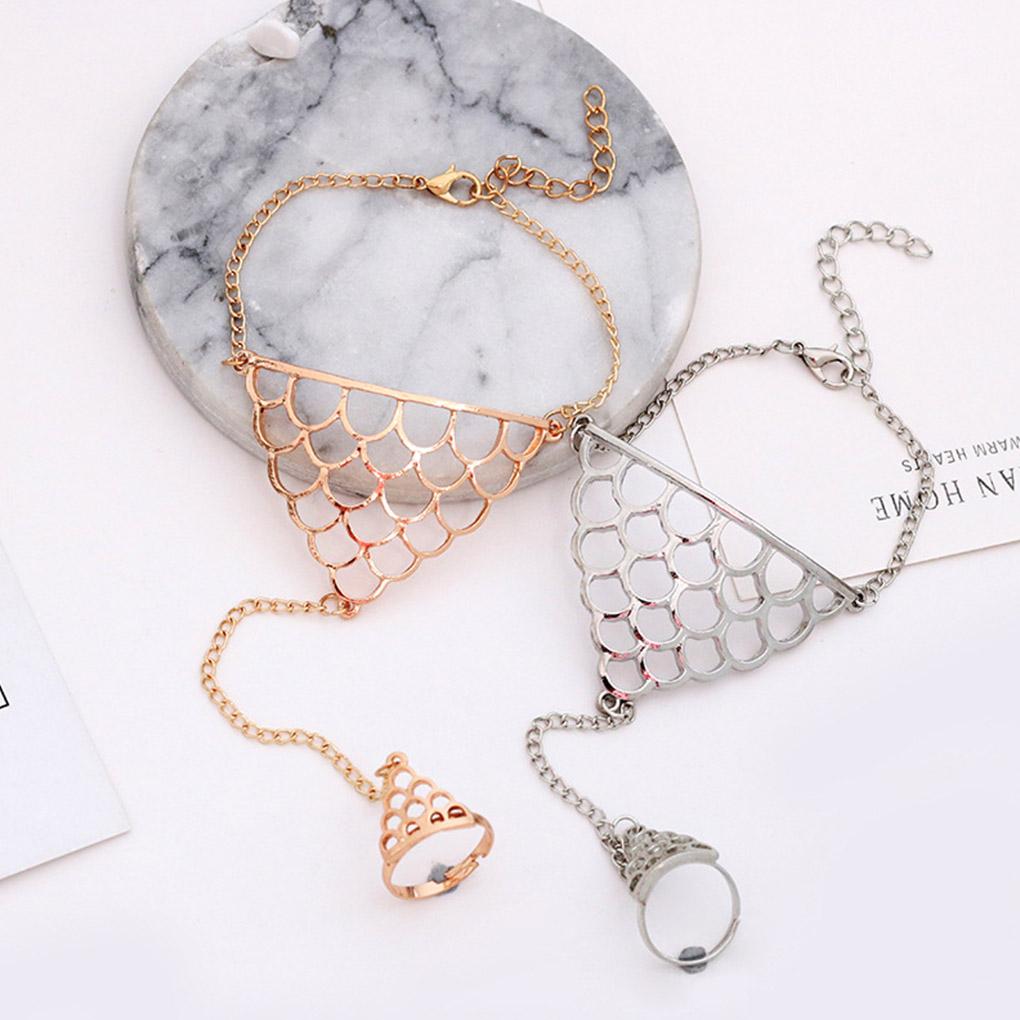 Alloy Bracelet Adjustable Hand Harness Bracelet Chain Women Girl Hand Jewelry