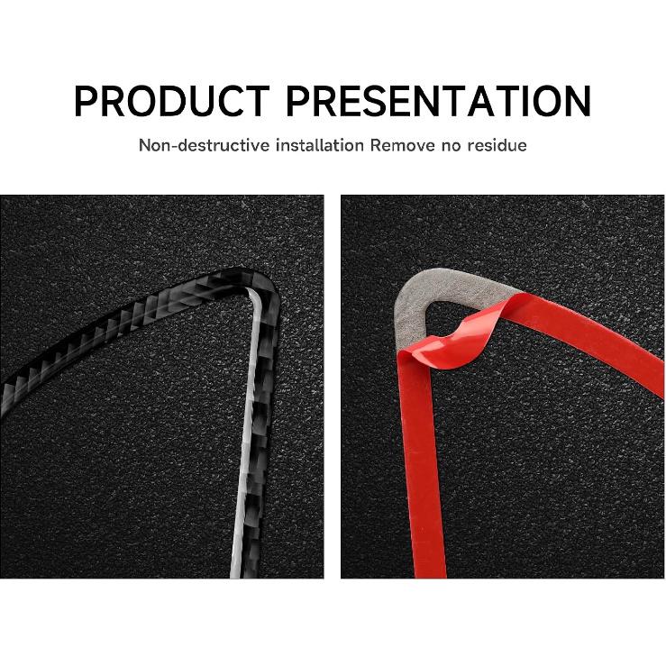 2PCS Car Air Vent Cover Sticker Carbon Fiber Trim Decal Fits for BMW X5 E70 X6 E71 2007 2008 2009 2010 2011 2012 2013 2014 Accessories