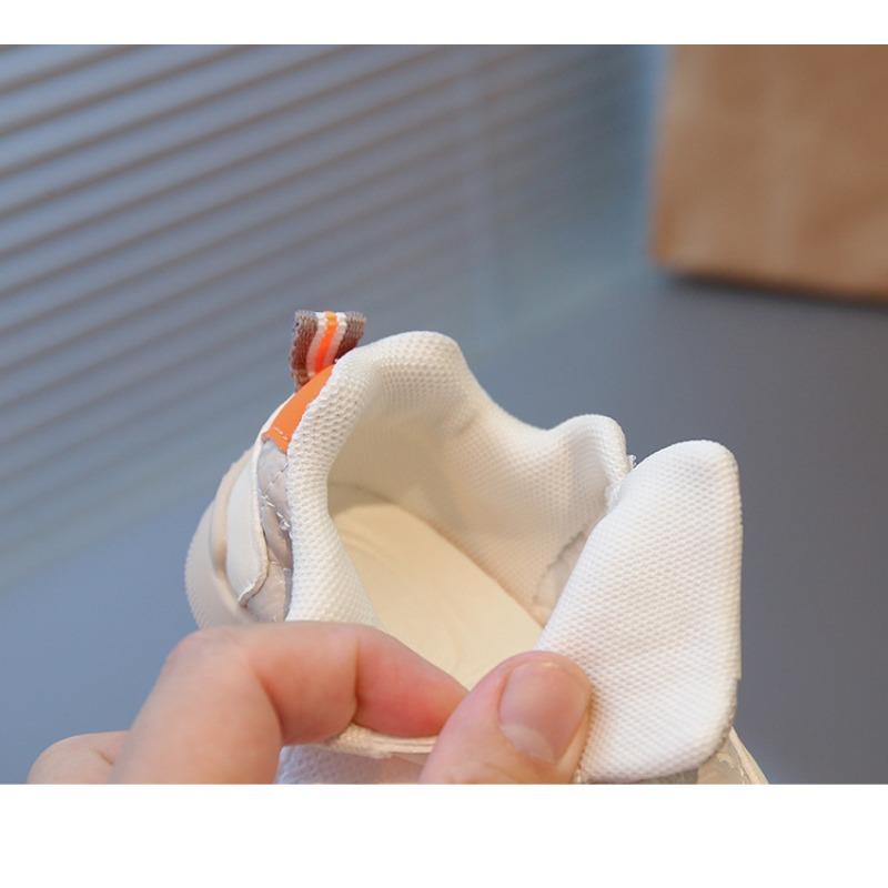 Baby toddler shoes cartoon leather surface baby girl indoor shoes non-slip soft sole baby boy running shoes
