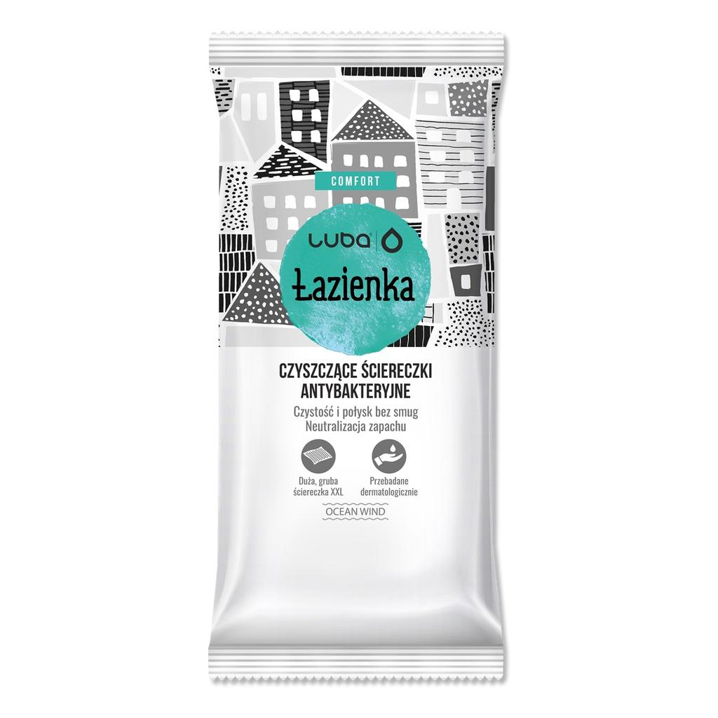 Luba Deluxe Antimicrobial Bathroom Cleaning Cloth Set - 32 Count
