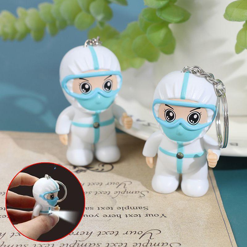 Luminous Souvenir Keychain With Bravery And Kindness Of Medical Staff